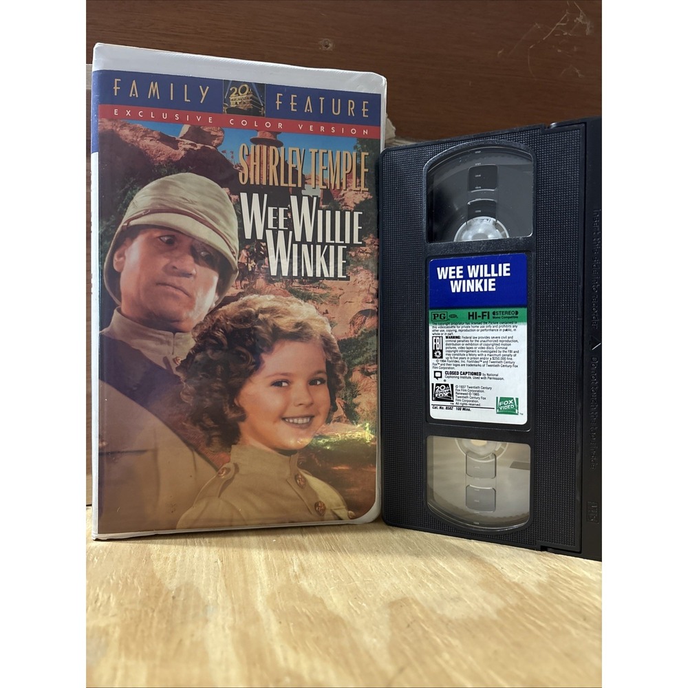 Wee Willie Winkie (VHS) Shirley Temple 20th Century Fox Family Feature Movie